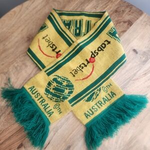 Australia Tab Sports Bet Scarf - Green and Yellow